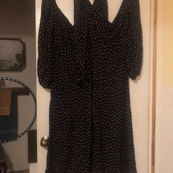 AFRM Trixie ballon sleeve floral maxi dress xs - Picture 6 of 7